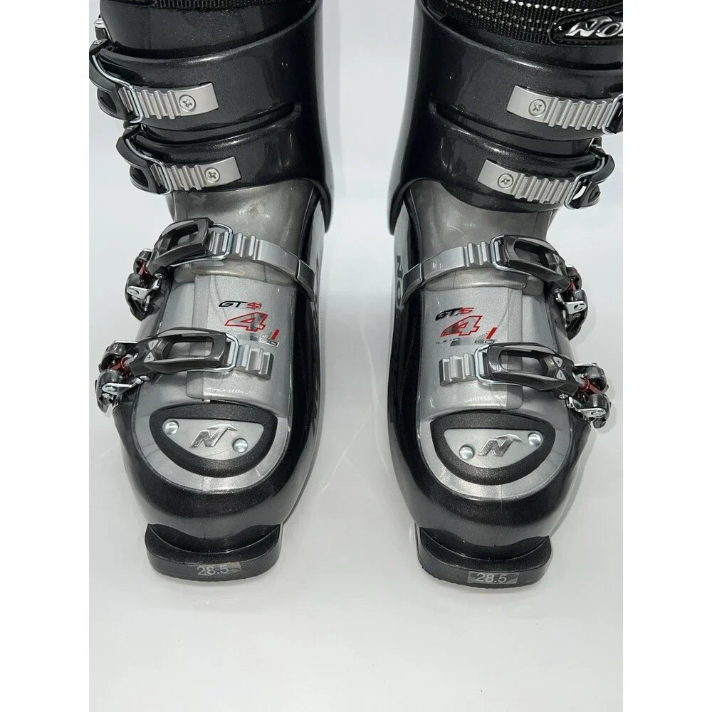 Nordica GTS 4 Ski Boots Men's Mondo 28.5 -325 mm US SIZE 10.5 Dark Gray/Red